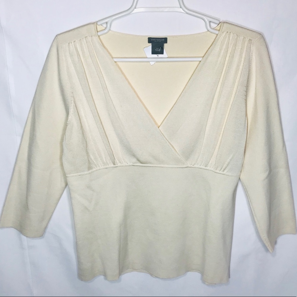 Ann Taylor 100% Silk shirt (new) Size LP